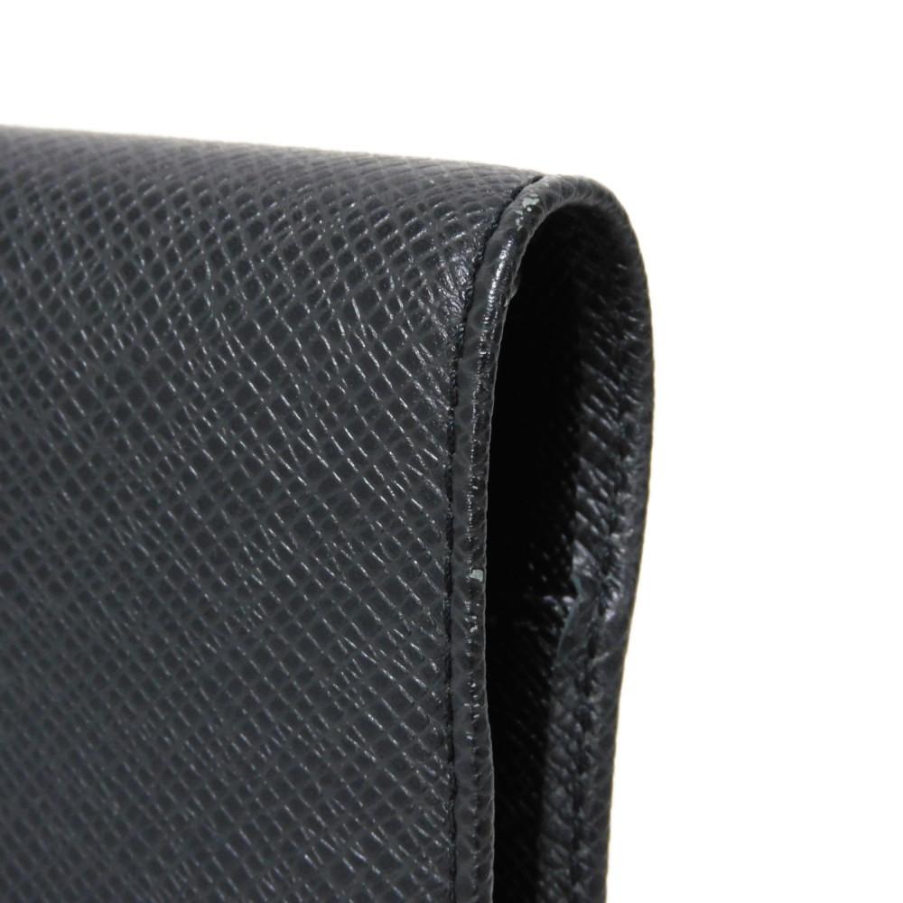 Б/у 12564 Agenda PM R20426 8001 LV логотип темно-серый ежедневник с 6-дырочным кардхолдером Vuitton Taiga Ardoise Мужской от