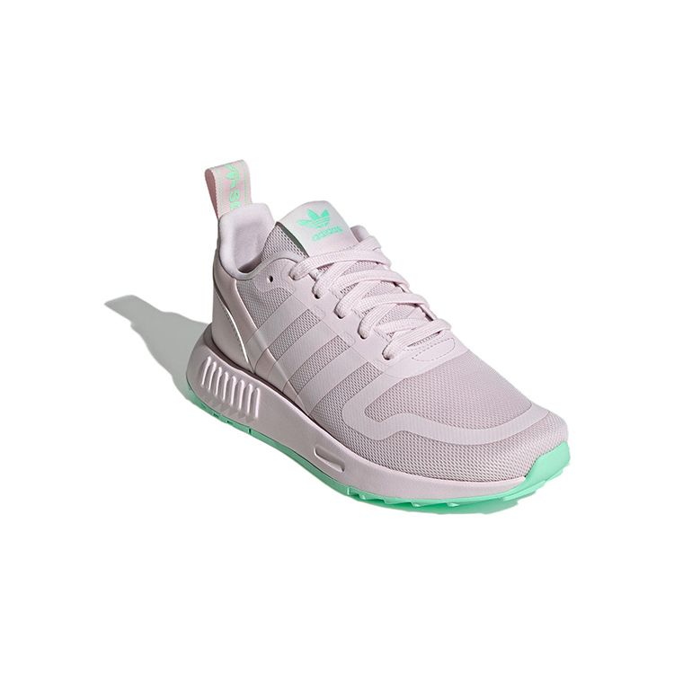Adidas Originals Multix Round Toe Lace-Up Low-Top Kids Running Shoes Kids Running Shoes Pink GW2998
