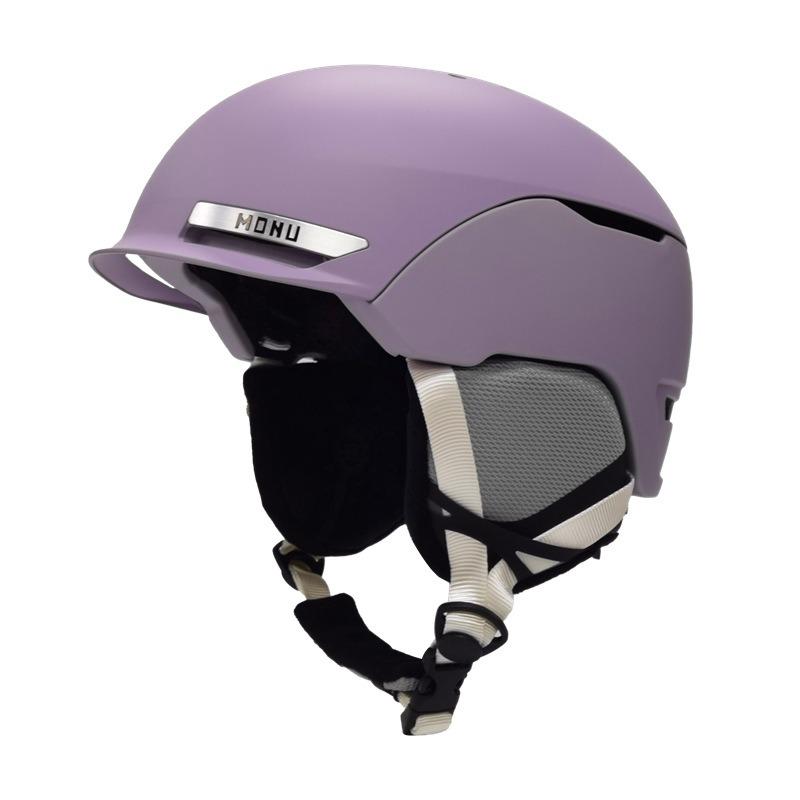 Лыжный шлем Интегрированное формование Мужской и женский Одинарная и двойная доска Для помещений и улицы Безопасность Противоударный Теплый Лыжный шлем Снаряжение