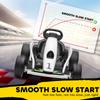 24V Electric Go Kart for Kids, Drift Ride-On Racing Go Kart with 2 Speeds, for Boys Girls Aged 8-12 Years Old, White