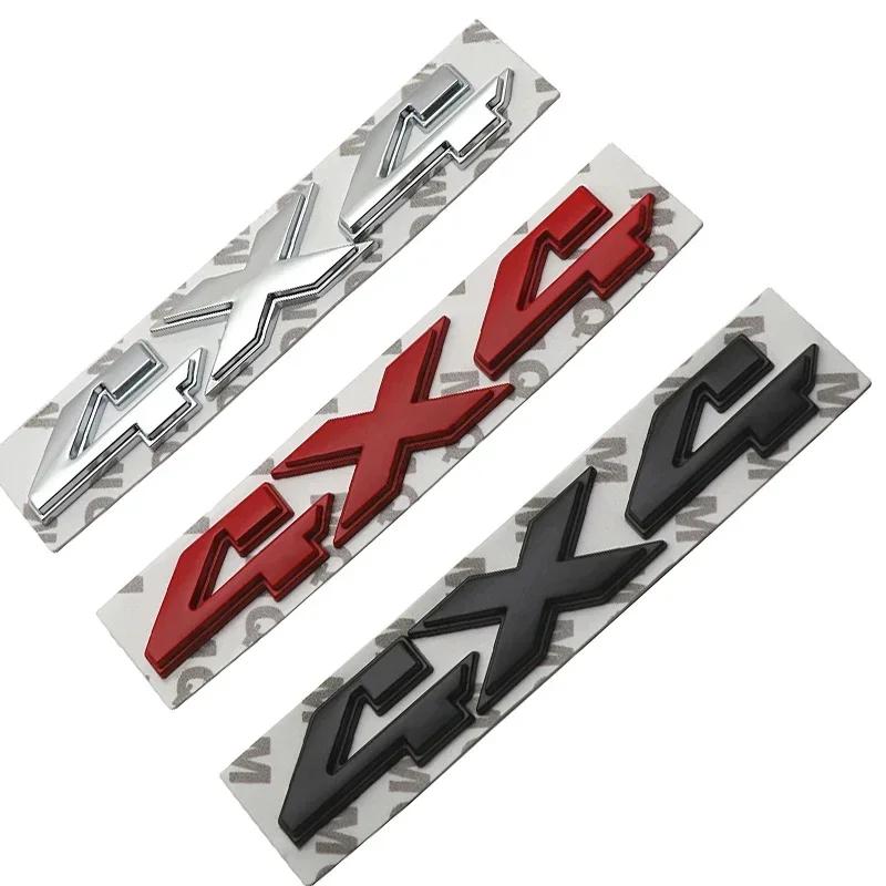 3D Metal Car Rear Trunk Fender Emblem Badge Sticker for  4x4 Logo Renegade Wrangler Compass Grand Cherokee Patriot Liberty
