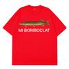 Мои смешные мемы с рыбой Bomboclat Футболки Мужские Женские Модная Одежда Футболка Летние Короткий Рукав Свободные Повседневные Хлопковые Футболки Оверсайз