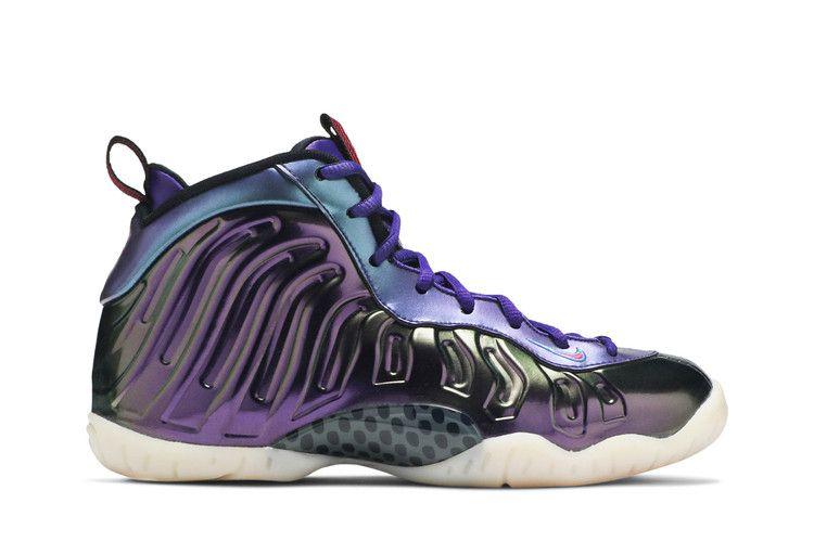 Kids' Sneakers Nike Air Foamposite One Iridescent Purple (GS) Rush Pink/Rush Pink-Neptune Blue-Court Purple