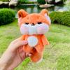 Soft Cartoon Big Tail Orange Car Keychain Plush Cartoon Big Tail Doll Pendant  Plush Toy Ornaments