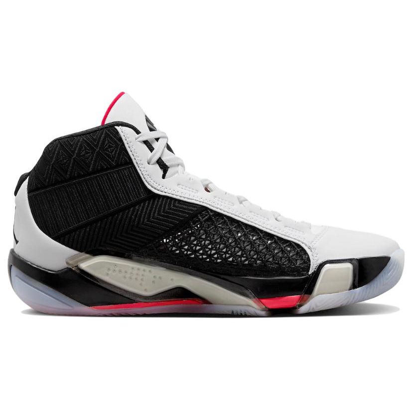 Air Jordan 38 Fundamental Men Sneakers White Black Siren-Red DZ3356-106