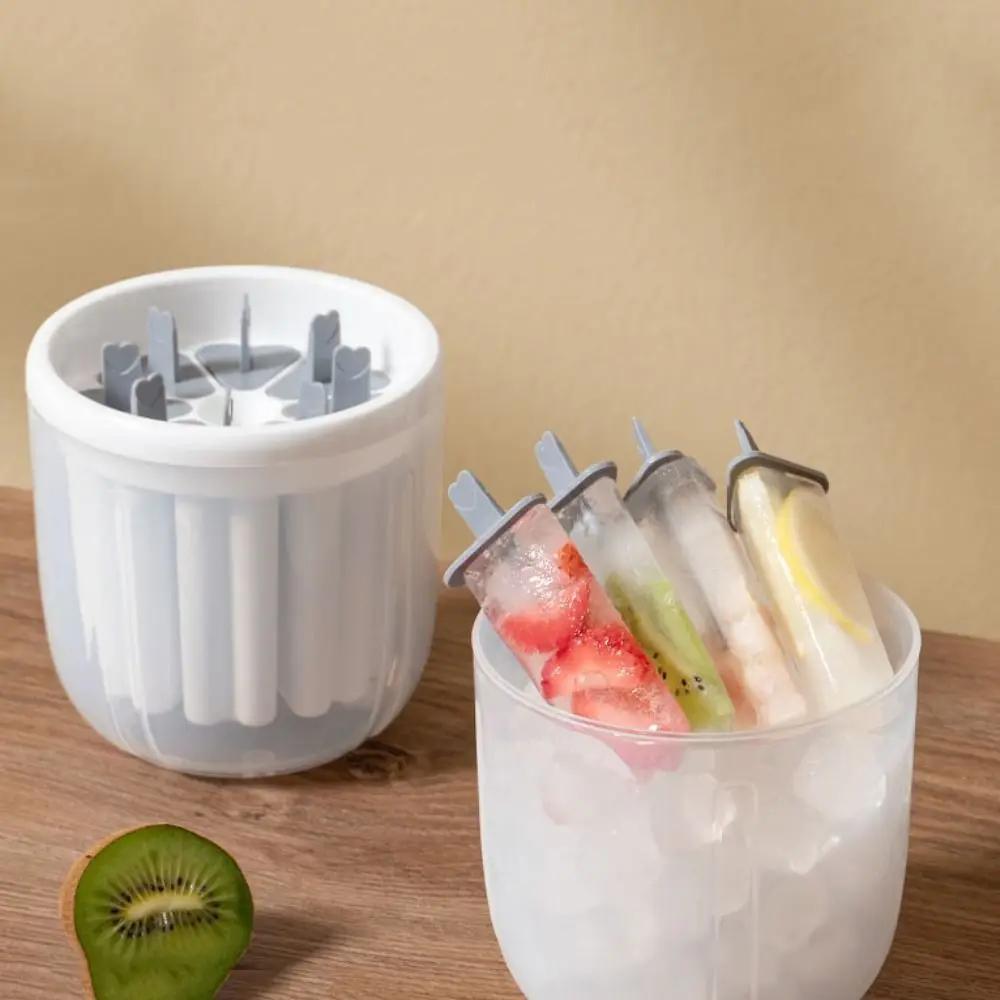 1 шт., силиконовая форма для кубиков льда, легкосъемная и гибкая форма со съемной крышкой, защищающей от проливания, штабелируемые лотки для льда с крышками