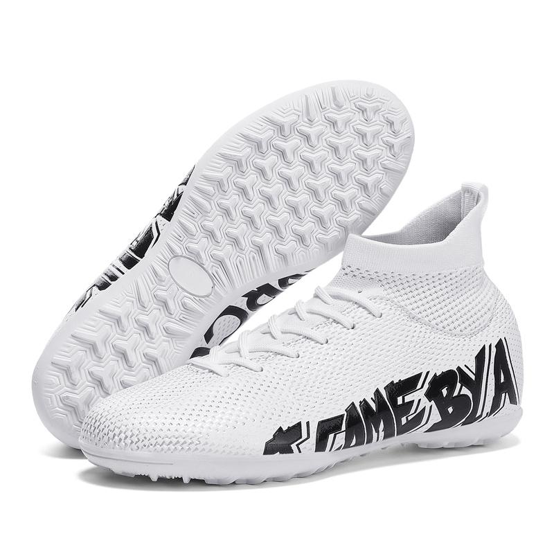 Модные большие футбольные бутсы с противоскользящими кроссовками, дышащие, удобные, легкие, детские футбольные бутсы EU31-48