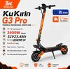 Электросамокат Kukirin G3 Pro Двойной мотор 2400 Вт - 52 В - 23,4 Ач Дальность хода Бесплатная доставка Портативный Двойной порт для зарядки Доставка из ЕС