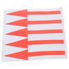 PVC Adhesive Direction Indicator Label 6 Inch Self-adhesive Paper PVC  Office