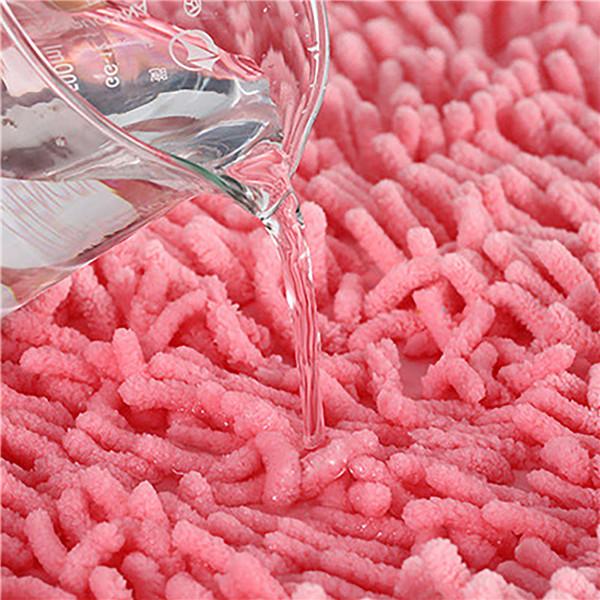 Полукруглый нескользящий напольный коврик для ванной комнаты, пушистый меховой ковер, впитывающий коврик для ванной комнаты, противоскользящий коврик, кухонный коврик, коврик для пола