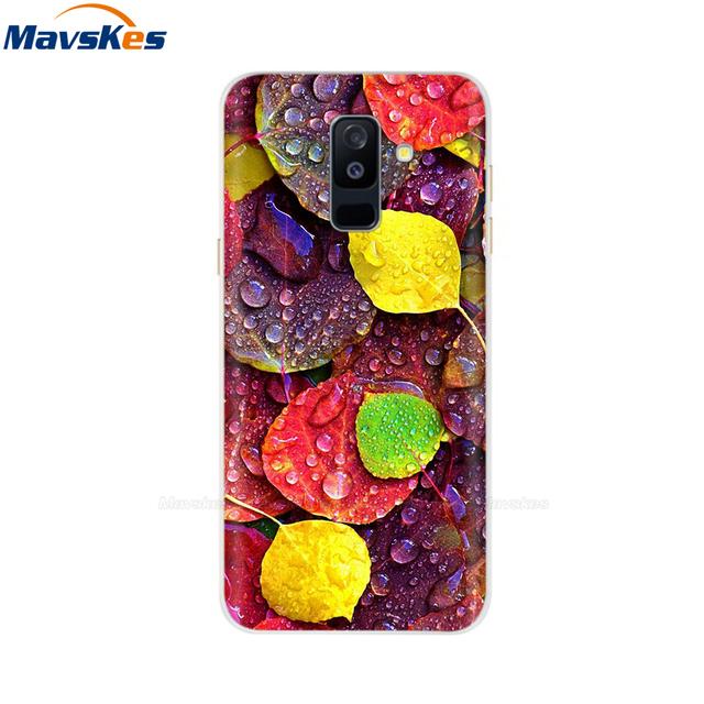 Силиконовый чехол для Samsung Galaxy A6, чехол для двух SIM-карт, Sm A600 A600f, чехол для Samsung A6 Plus A605 A605f, чехол