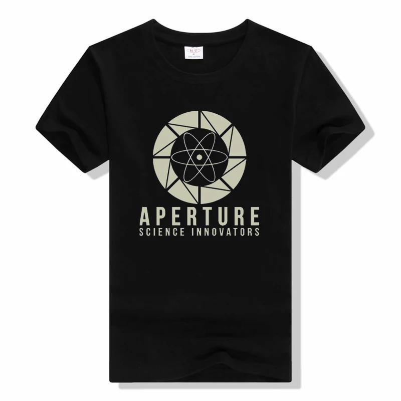 T Shirt Portal Aperture Science Gaming Gamer Artwork Awesome Tshirt fashion summer short sleeve t shirt
