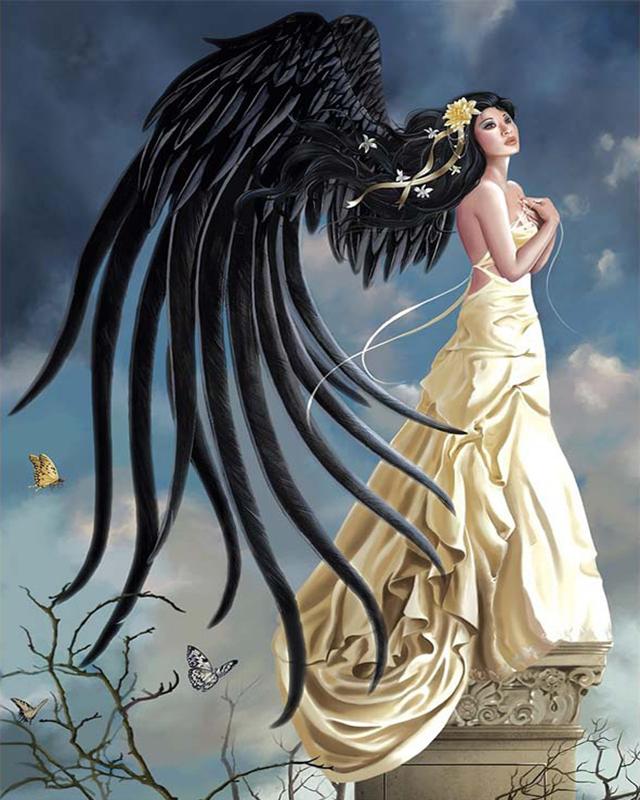 Алмазная картина Новые эльфы 5D DIY Алмазная вышивка крестиком женские картины из стразов Мозаичный декор для дома подарок для девочки