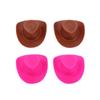 Kids Gift For Girls 30cm Doll Kids Toys Pink Doll Cowboy Hat Mini Hat Cowgirl Doll Hat Doll Cap
