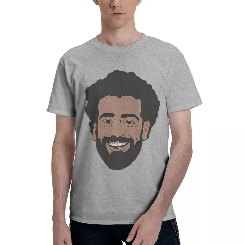 Mohamed Salah Mo Salah Football Soccer 100 Cotton Casual Breathable Confortable Tops Unisexs Designer Clothes Unisexs Shirt