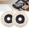 Wool Wool Felt Flap Polishing Disc Easy To Use Buffing Pad Marble Stone