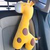 Подушка для ремня безопасности для детей, чехол для ремня безопасности автомобиля, детский отдых, поддержка головы для сна, подушка для плеч, подушка для шеи, плюшевая подушка с мультяшным жирафом