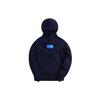 Hebrew Script Hoodie Nocturnal Men Tops Blue KHM030261-413