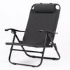RcrCamp откидное низкое кресло Поставляется с сумкой для хранения черное Откидное Низкое Кресло 4 положения стеганое огнестойкое алюминиевое кресло-реклайнер кресло для отдыха