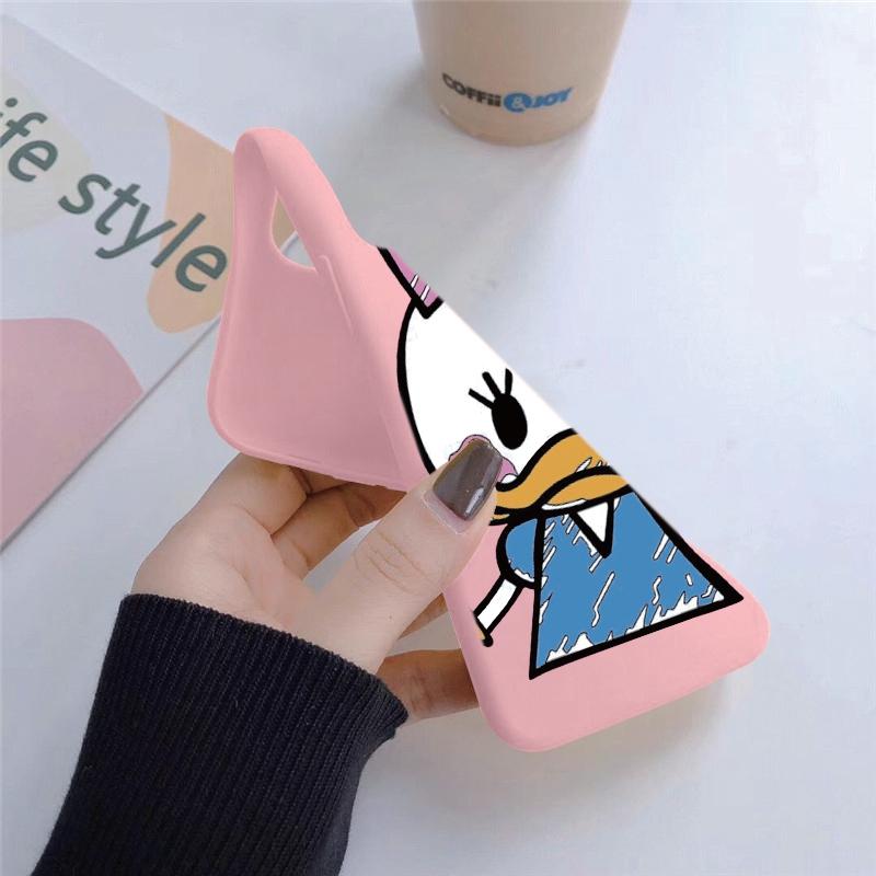 Милый узорчатый мягкий силиконовый чехол для Samsung A55 M35 S24 Xiaomi Redmi Note 13 Pro 13C iPhone Huawei Honor Realme Camera Защитный противоударный чехол