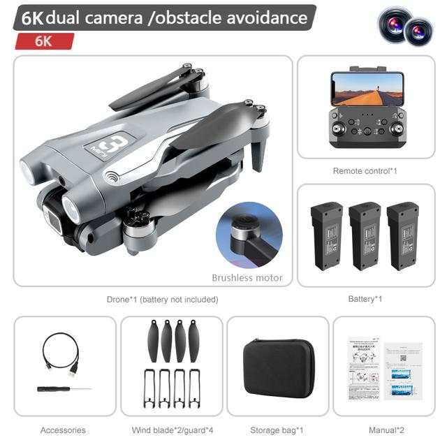 Новая профессиональная HD-дрон Z908 Max с двойной камерой, бесщеточный двигатель, мини-аэрофотосъемка, FPV, предотвращение препятствий, Wi-Fi, квадрокоптер, игрушка