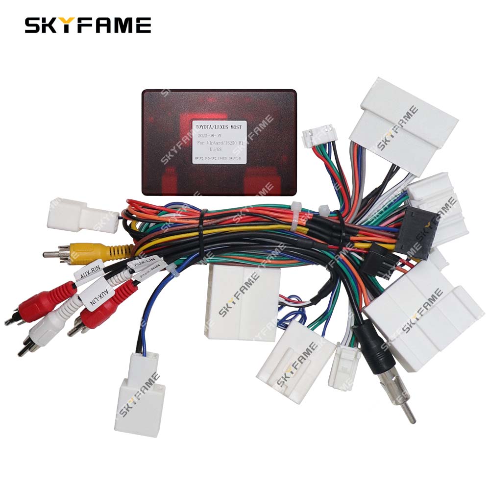 SKYFAME Автомобильная Оптическая Волокно Аудио Canbus Box Декодер Для Toyota Alphard Vellfire Previa Tarago Estima Lexus GS/IS/ES