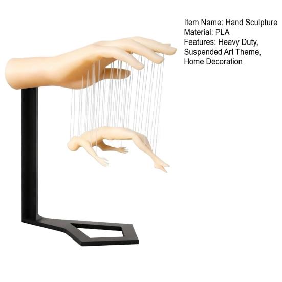 Подвешенная фигурка чувака, напечатанная на 3D-принтере, парящая статуэтка человека, скульптура, художественное современное украшение для дома, офиса, полки, стола