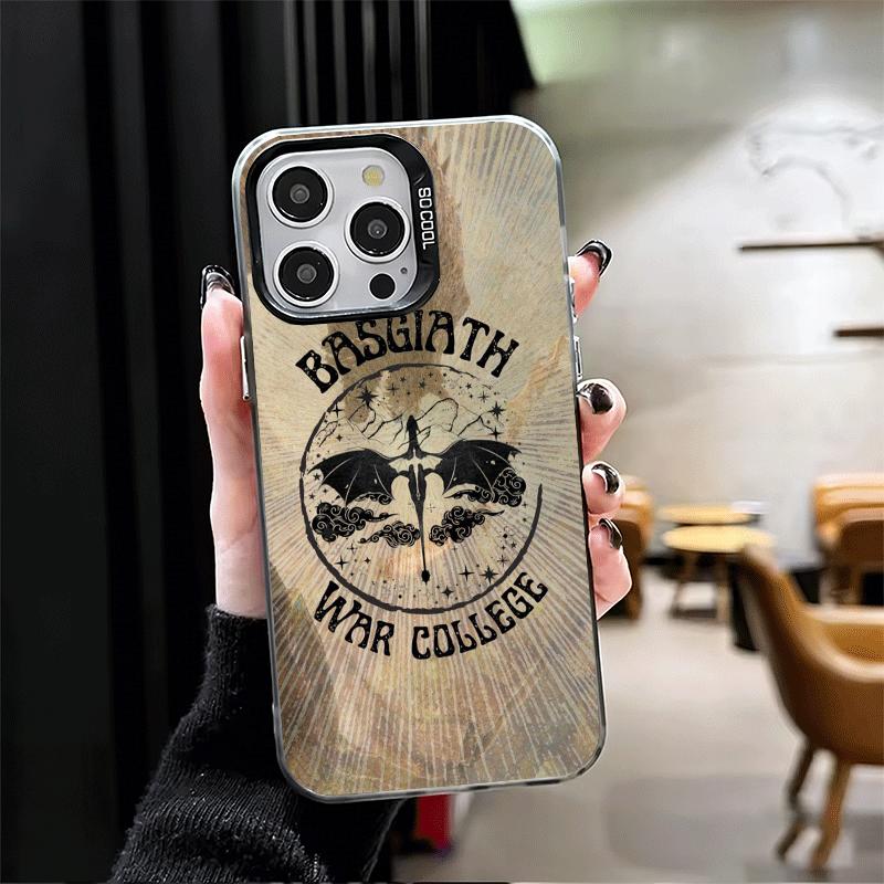 F-Fourth W-Wing Dragon Soft Phone Case for iPhone 15 16 17 Pro Max 17Air 16E 14 Plus 13 12 Mini Shockproof Cover Back Shell