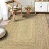 Handmade Natural Braided Jute Living Room Rug 80x300