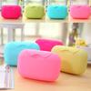 Candy Color Travel Soap Dish Box Portable Case Holder Container Bathroom Tool