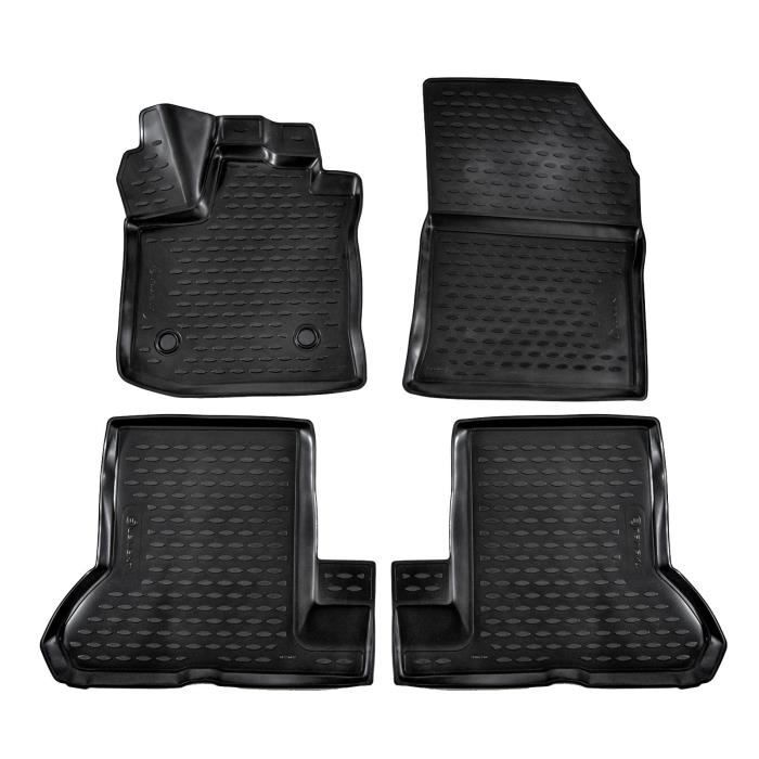 J&amp;J AUTOMOTIVE | Tapis De Sol En Caoutchouc 3D Exclusive Pour Dacia Dokker 2012-2021
