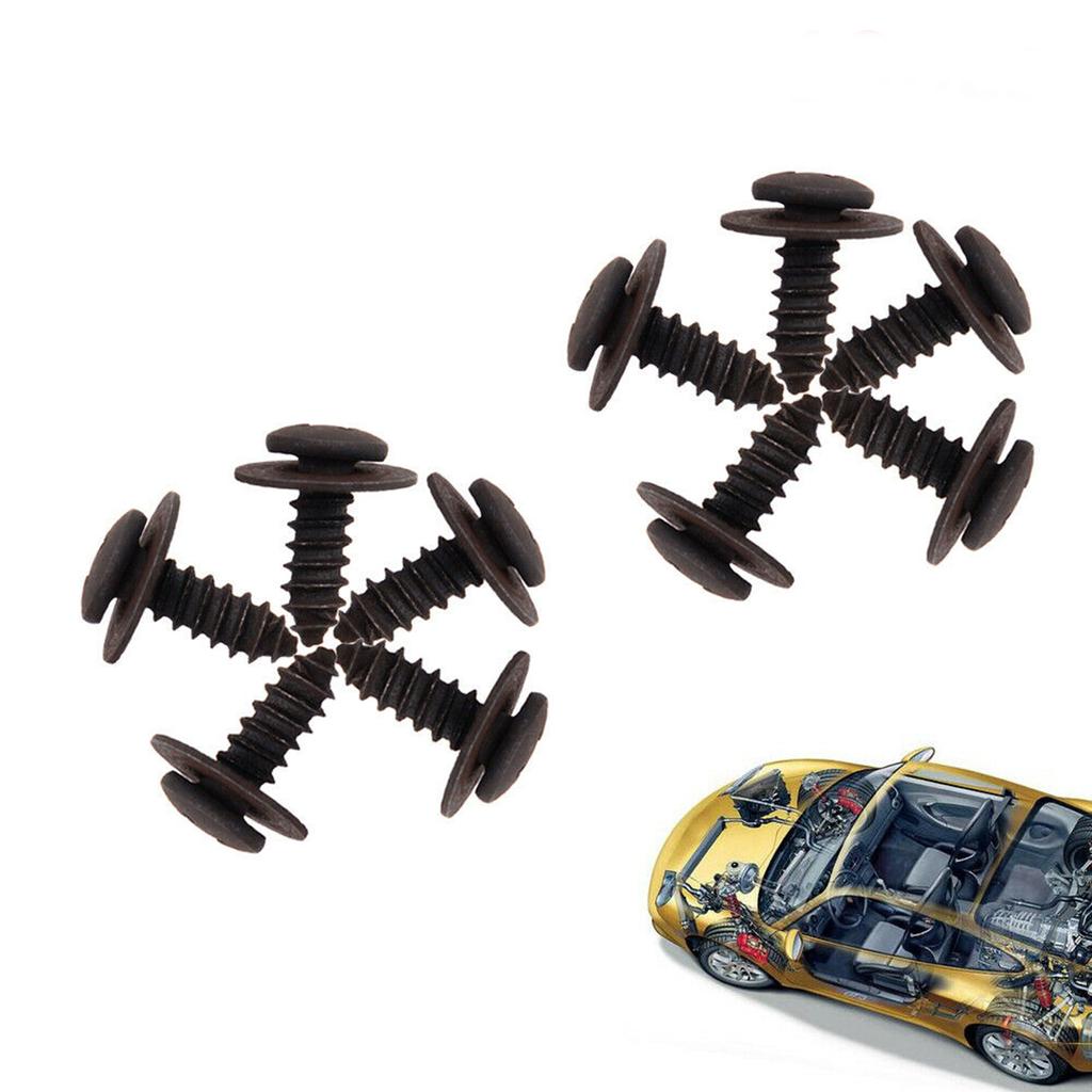 Долговечные металлические U-образные клипсы для надежного крепления боковых юбок и молдингов 10 комплектов Простая установка Надежная работа