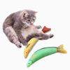 Игрушка Вокальная Скумбрия с Кошачьей Мятой, Красочная Плюшевая Рыба с Мятой, Хлопковая Игрушка-Жевалка для Интерактивной Игры и Саморазвлечения