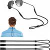 3pcs Eye Glasses Holder Strap Eyewear String Lanyard Retainer, Black