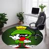 1 шт. Коврик для пола Looney Tunes Марвин Завоеватель, круглый, для офиса, под офисные кресла, спальни, гостиной, домашнего декора a1022297