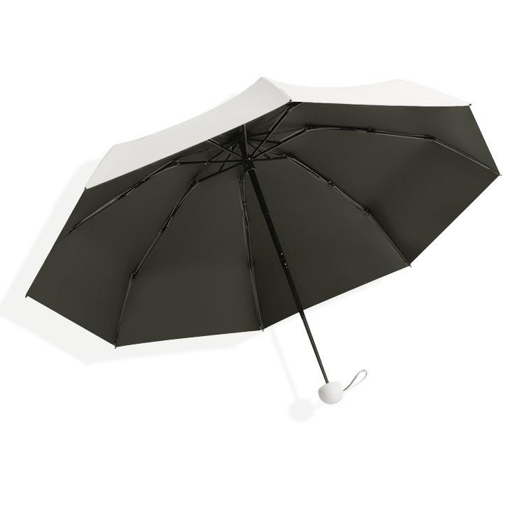 Новый компактный мини-зонт-трость в макаронных цветах, пятискладной, ультралегкий, с защитой от солнца, с ручкой-пряжкой