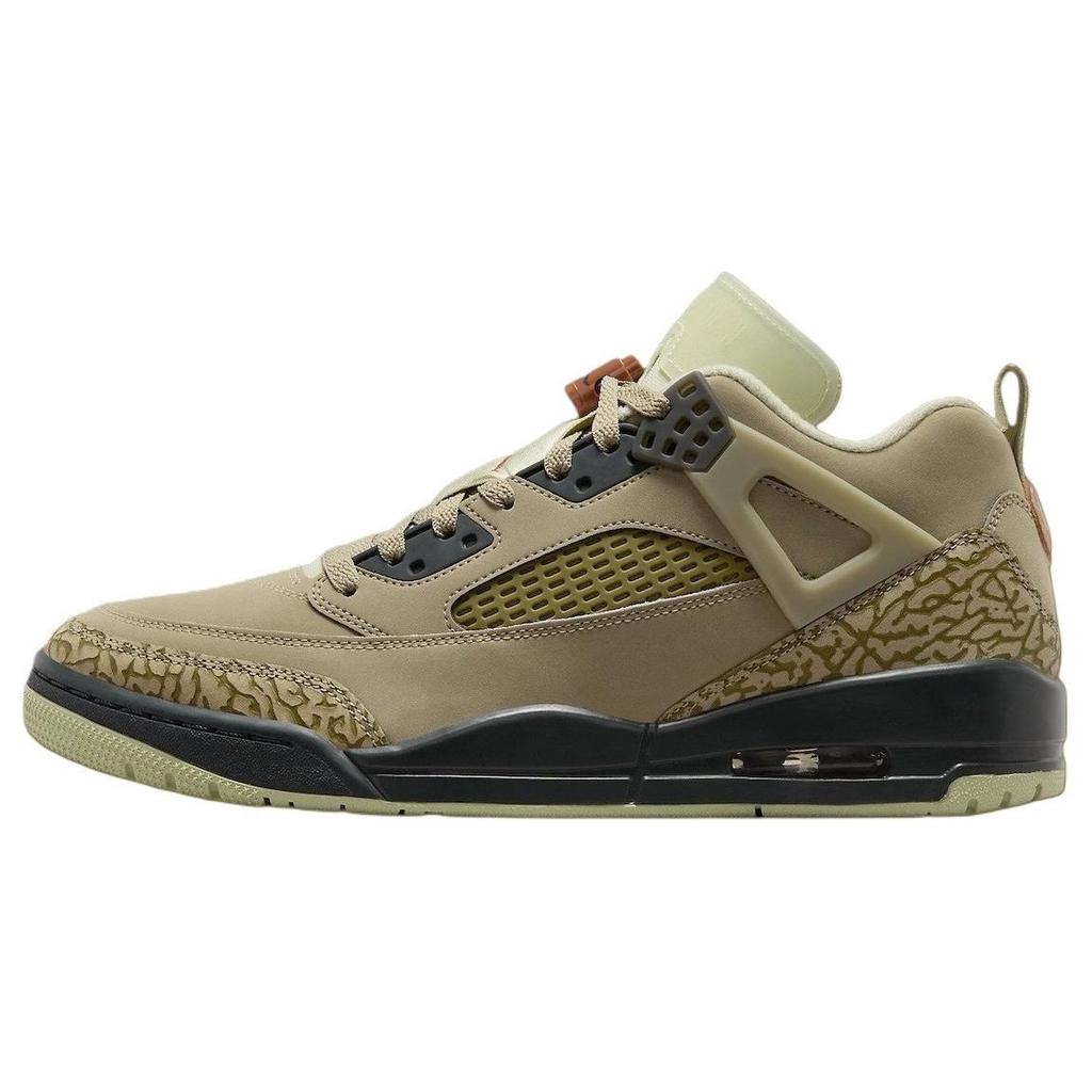 Air Jordan Spizike Low Neutral Olive Men Sneakers Green Dark-Russet Olive-Aura HM4732-200