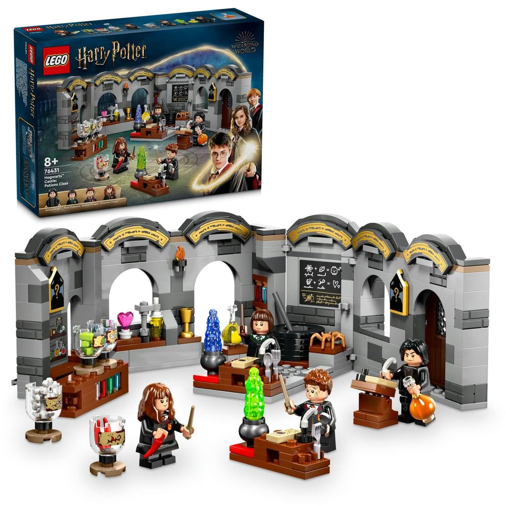 LEGO Harry Potter Hogwarts Magic Potions Toy Present Birthday Block Christmas Boys Girls Children 8 Years Old 9 Years Old 10 Years Old Elementary