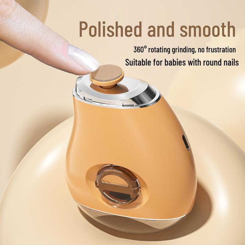 New Norman Ga Electric Nail Clipper & Scissors: 2-in-1 Cutting & Grinding, Rechargeable for Elders & Kids