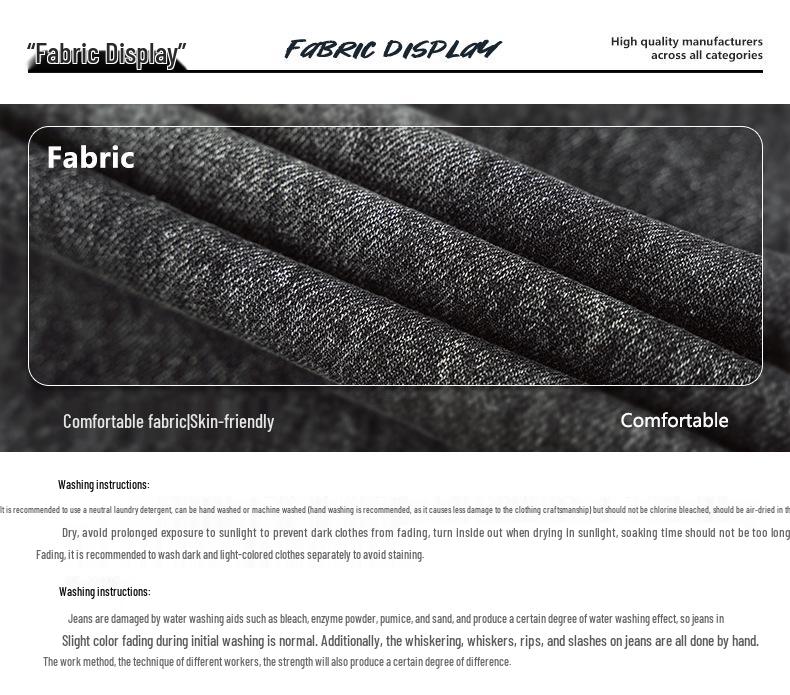 LKTM Унисекс Винтажные Выбеленные Черные Серые Зауженные Джинсы Микроклеш