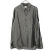 VICTIM сделано в Японии Хлопковая рубашка с длинным рукавом L Серая Мужская Б/У