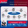 JEEANLEAN Standard Home 8-Ball Pool Table for Adults