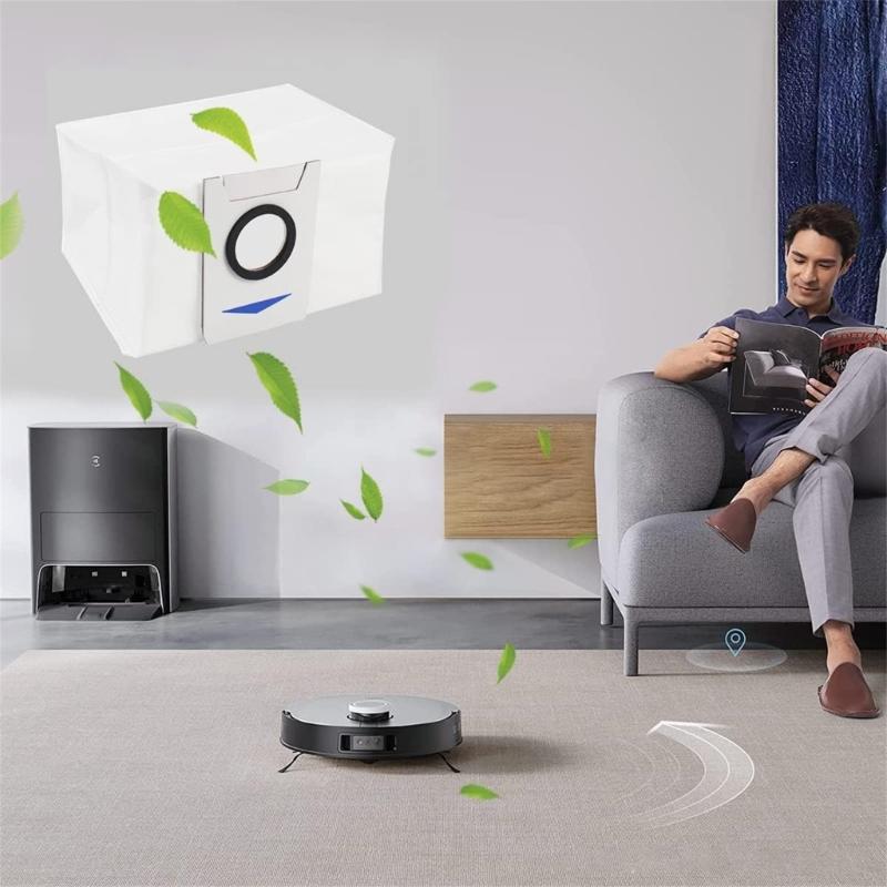 Премиальный мешок для сбора пыли для пылесоса Ecovacs X1s Pro, большая вместимость, герметичная конструкция
