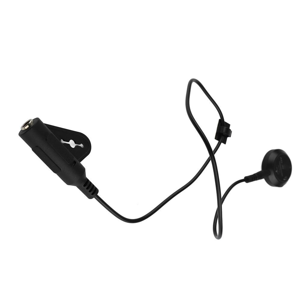 Звукосниматель для акустической гитары, паста с звуковым отверстием, контактный микрофон, пьезопреобразователь, универсальные аксессуары для инструментов, черный