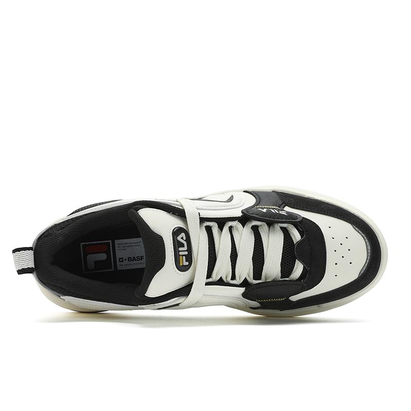 Fila Vibe Rhythm Модные Удобные Прочные Низкие Кеды для Скейтбординга Мужские кроссовки Черно-белые F12M512201FBP