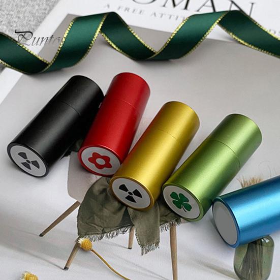 Golf Ball Stamp Waterproof Quick Drying Golf Ball Marker Tool Portable Ball Identification Metal Stamper Golf Accessories Golfer Gift