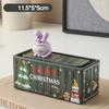 1pc Container Desktop Storage Box Stackable With Cover Coin Small Items Box Scene Figurine Living Room Bedroom Office Organizer