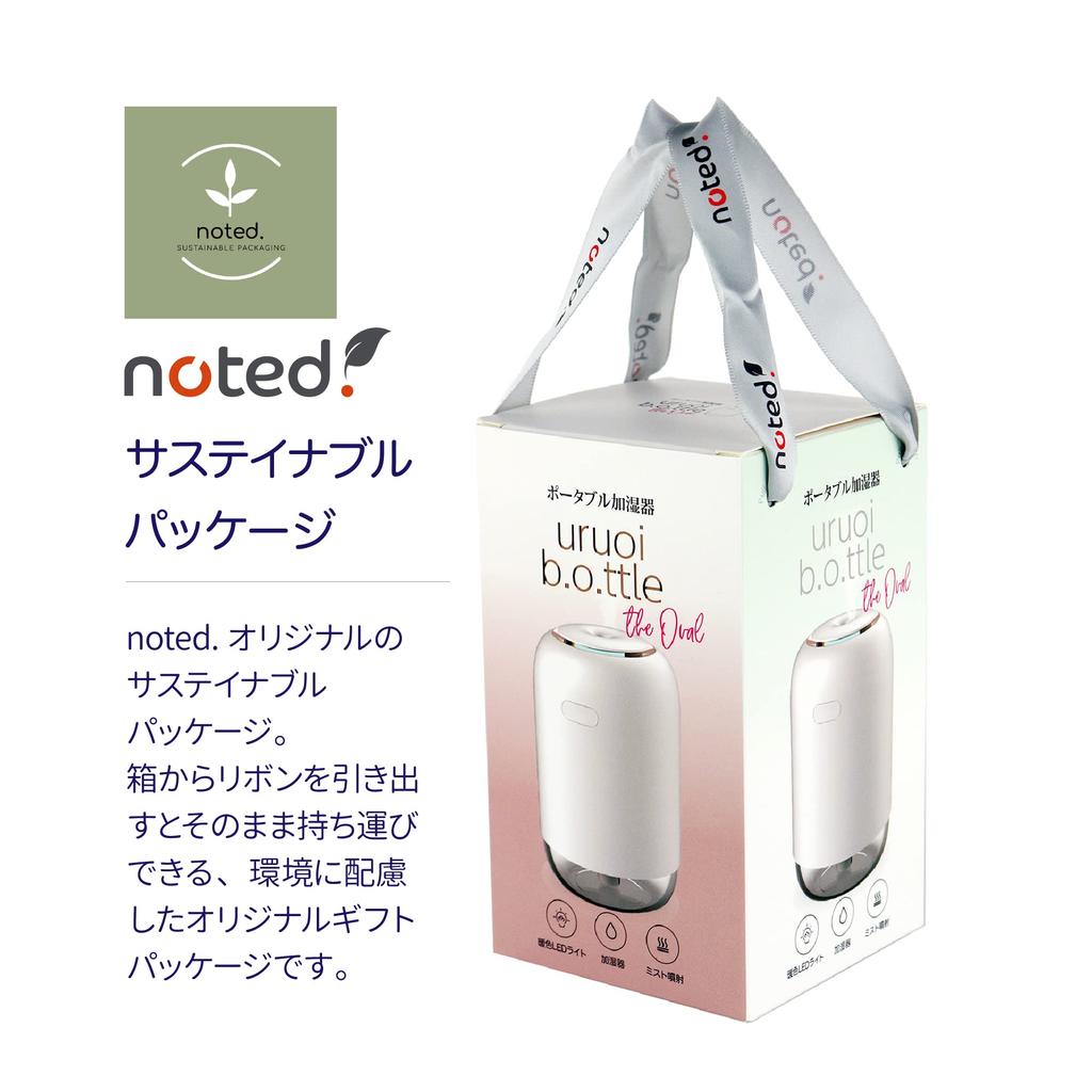 Портативный увлажнитель воздуха Белый Телеработа Легкий Простой Увлажнитель Бутылка Овальный Ультразвуковой Тип Настольный USB Перезаряжаемый Портативный Овальный Теплый Цвет