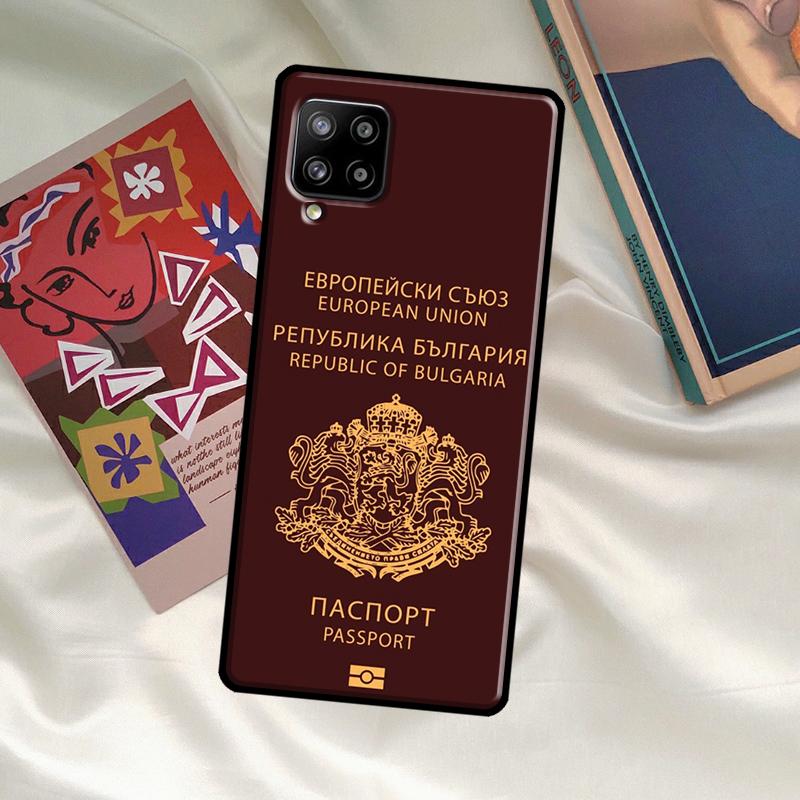 Флаг Болгарии Чехол-паспорт для Samsung Galaxy A52 A32 A12 A51 A71 A53 A33 A23 A13 A52S A14 A34 A54 A50 A70