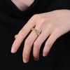 Изысканное кольцо-роза Huitan, женское, эстетичное, регулируемое, с несколькими цветными камнями циркония, аксессуары